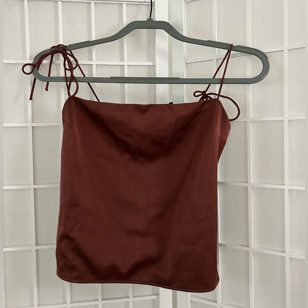 Abercrombie silk tank top